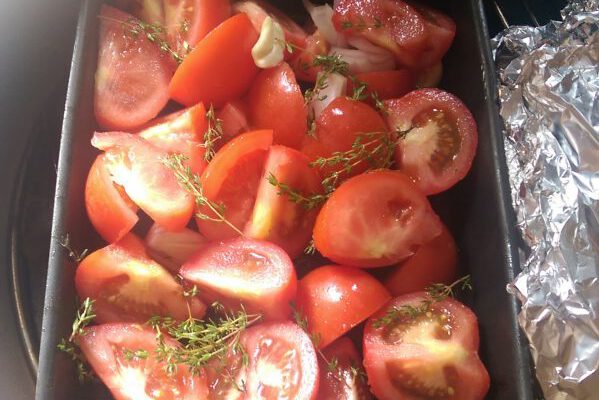 Gegrilde tomatensoep